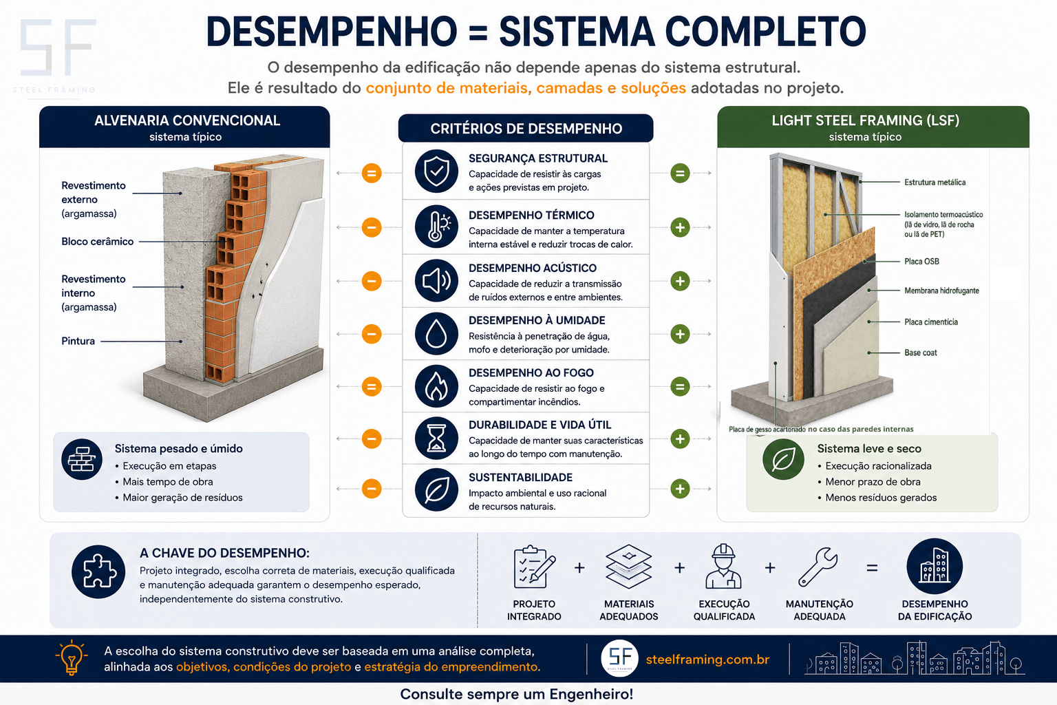 Desempenho do sistema completo