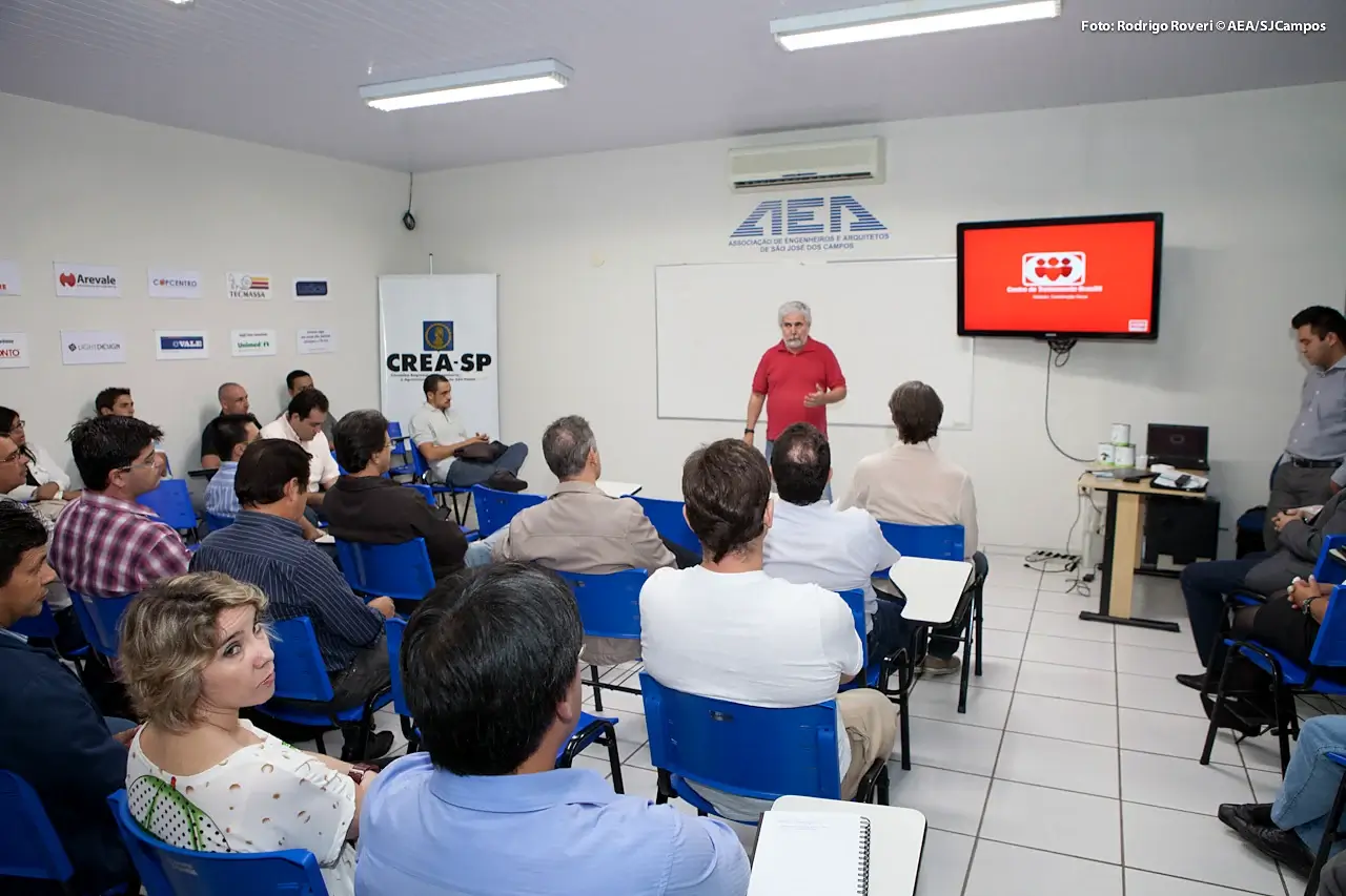 Abertura da palestra.